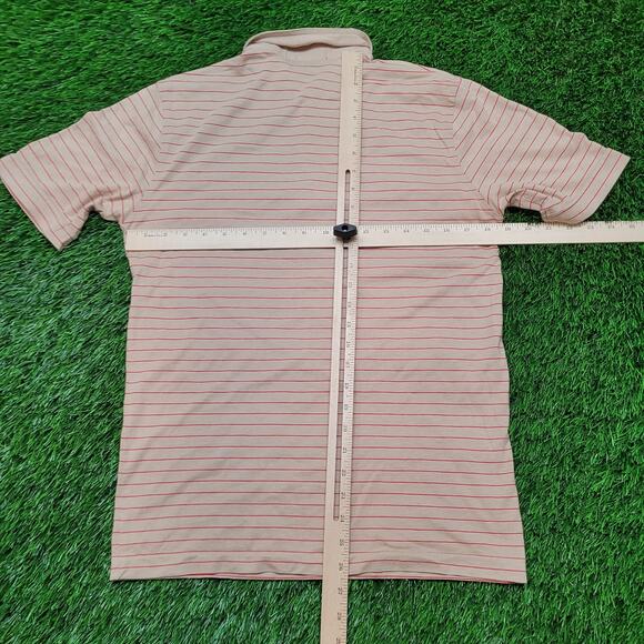 VTG 70s Finalist Dagger Collar Knit Polo Mens XS Horizontal Stripe - Picture 7 of 11